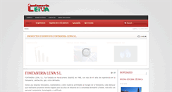 Desktop Screenshot of fontanerialeiva.com